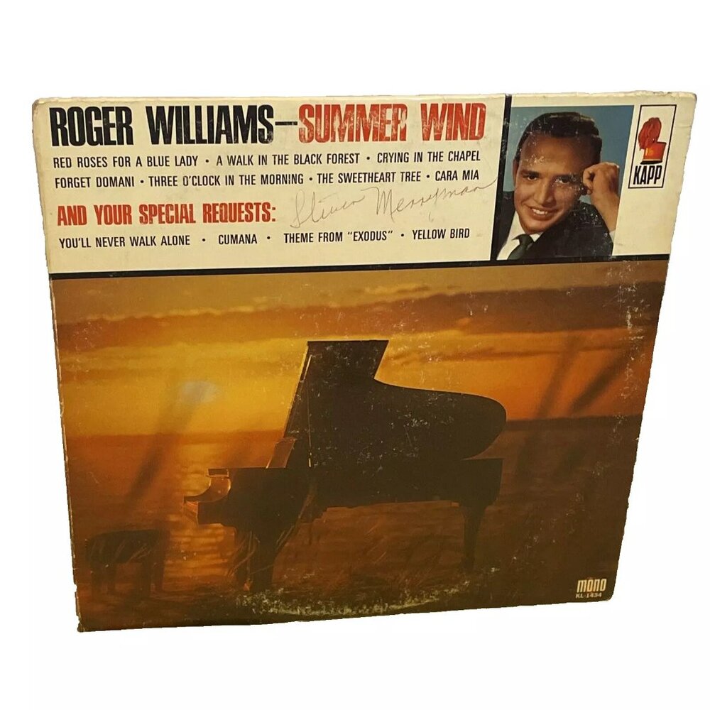 Roger Williams Summer Wind And Your Special Requests (Vinyl, 1965) Kapp KL-1434